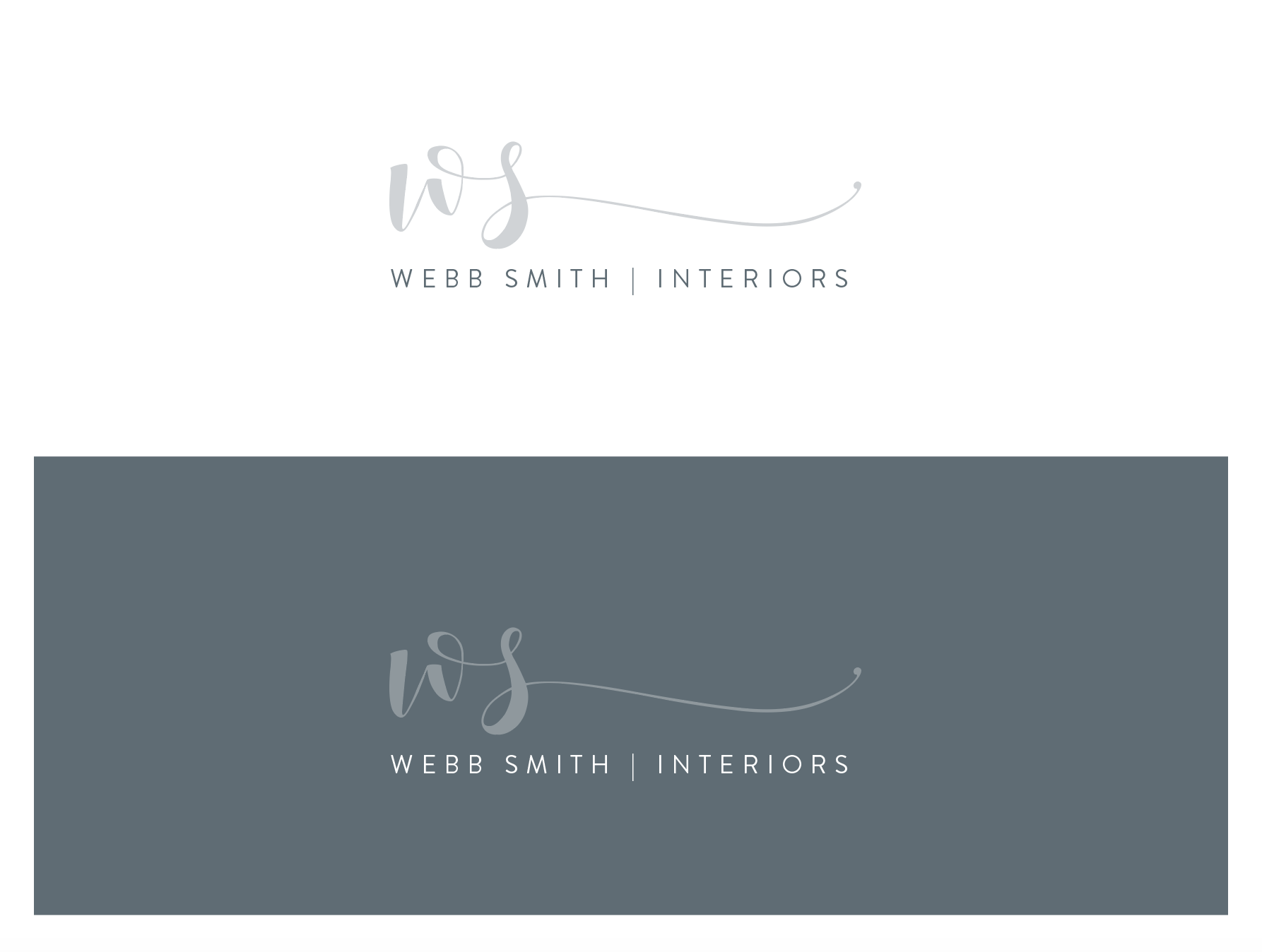 Logo Design by wonderland for Webb Smith Interiors | Design #26398470