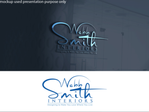 Logo Design by A S design @ for Webb Smith Interiors | Design: #26406171