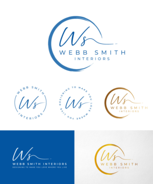 Webb Smith Interiors | Logo Design by Amethystica