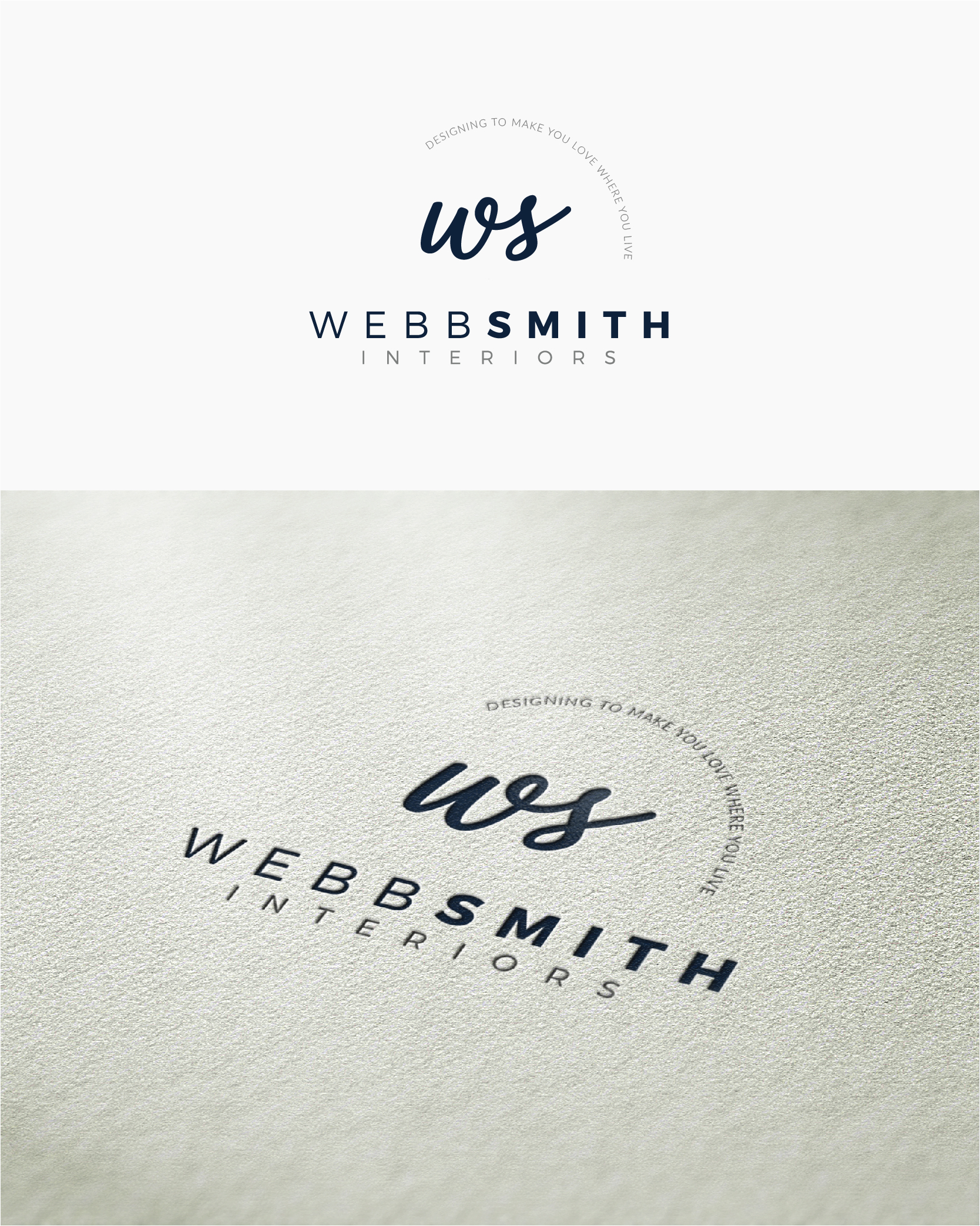 Logo Design by IMilenovic for Webb Smith Interiors | Design #26397368