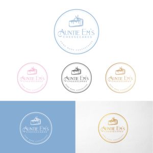 Auntie Em's Cheesecakes | Logo Design by Amethystica