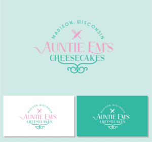 Auntie Em's Cheesecakes | Logo Design by Rajiv Kumar