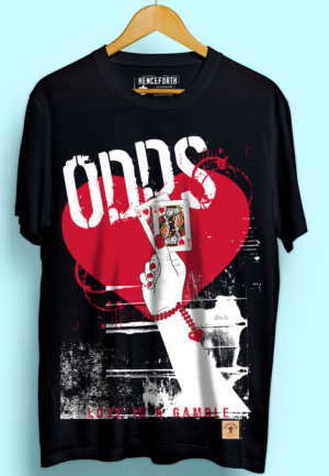 Gambling/Betting Themed clothing brand needs a design with the word "ODDS" | T-shirt Design by BABLEO