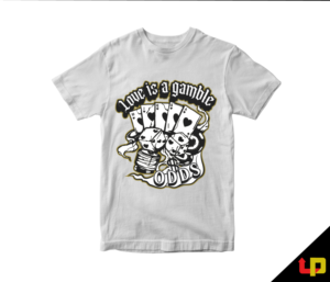 Gambling/Betting Themed clothing brand needs a design with the word "ODDS" | T-shirt Design by Uprinteez