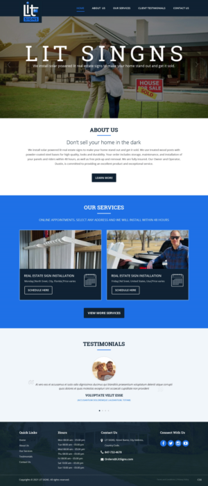 Web Design by pb for this project | Design: #26398620