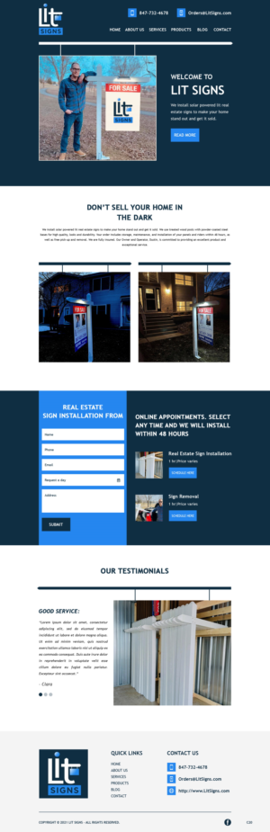 Web Design by pb for this project | Design: #26398621