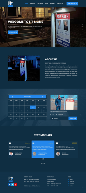 Web Design by pb for this project | Design: #26398627