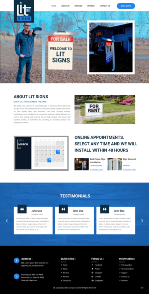 Web Design by pb for this project | Design: #26398628