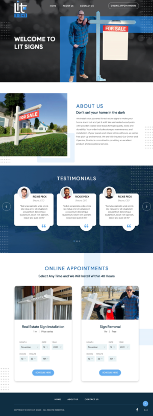 Web Design by pb for this project | Design: #26398629