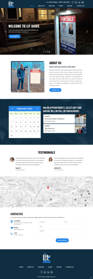 Web Design by pb for this project | Design: #26398630