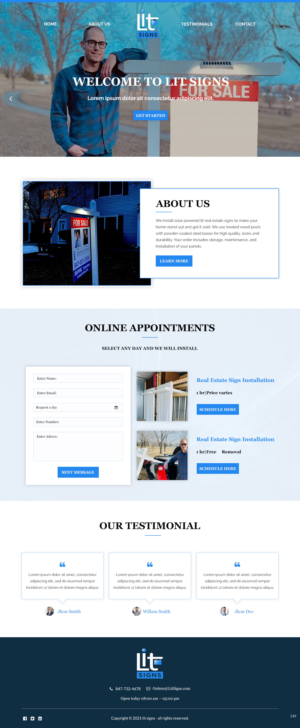 Web Design by pb for this project | Design: #26398631