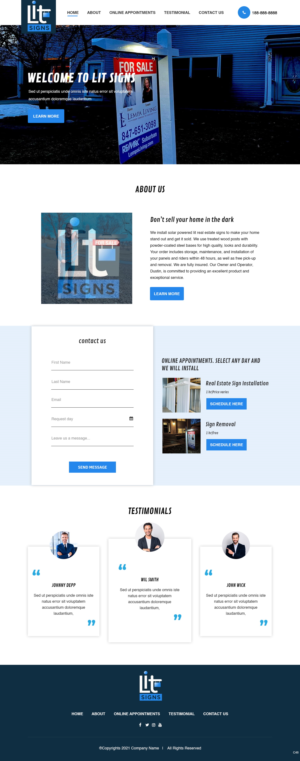 Web Design by pb for this project | Design: #26398632