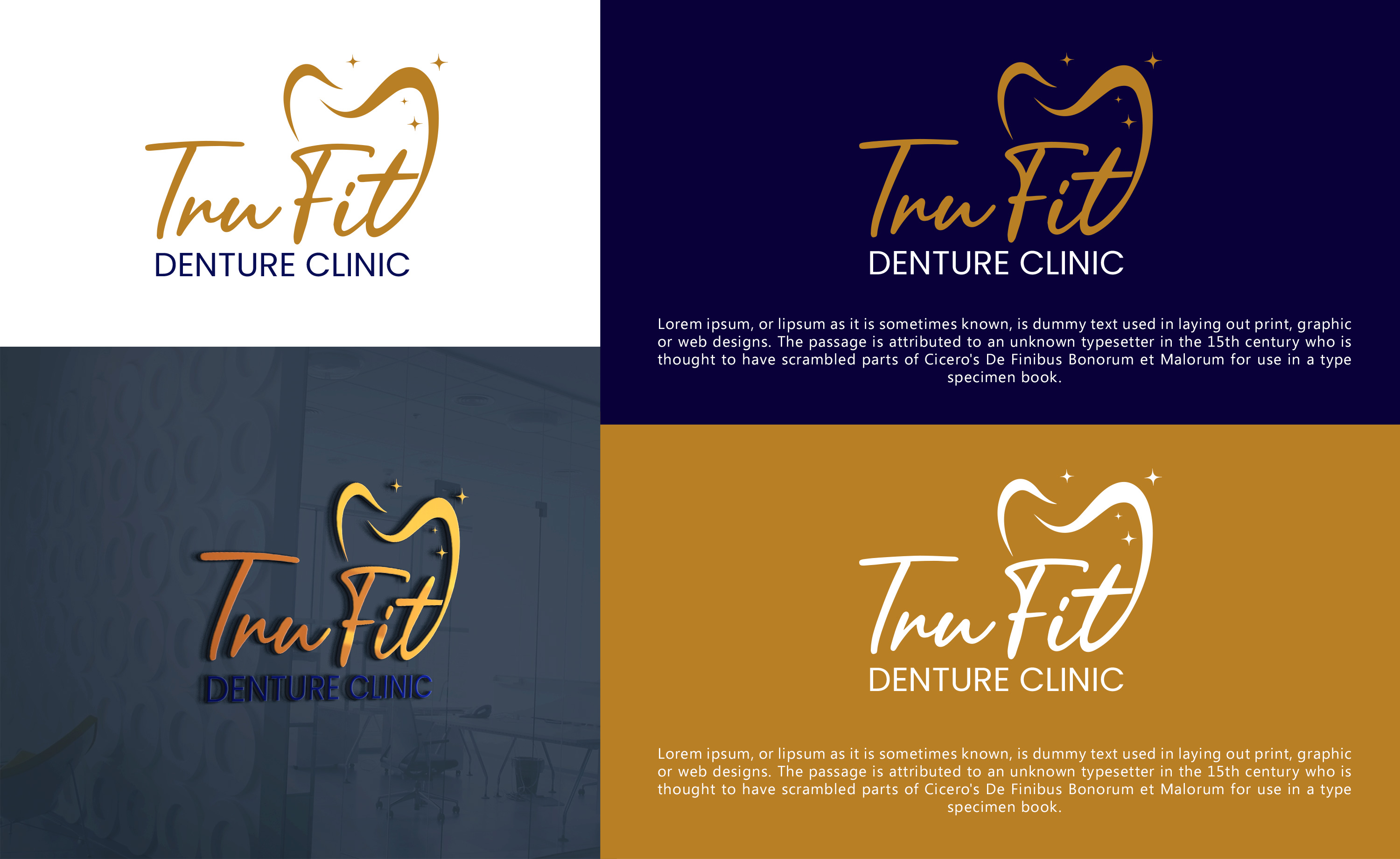 Logo-Design von designsolutionteam für Tru-Fit Denture Clinic | Design: #26404900
