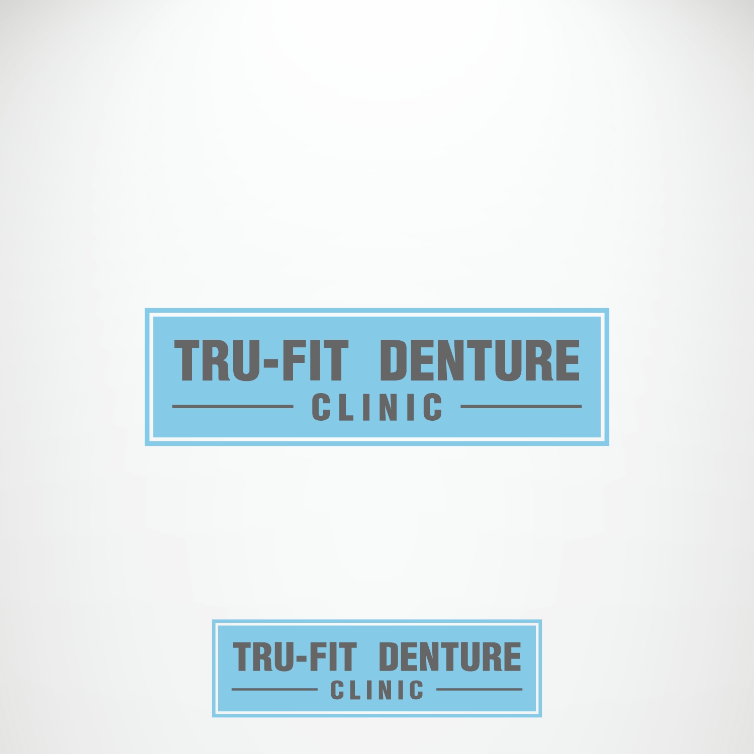 Diseño de Logo por B8 para Tru-Fit Denture Clinic | Diseño #26418059