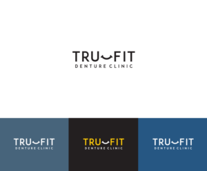 Logo-Design von bijuak für Tru-Fit Denture Clinic | Design: #26395680
