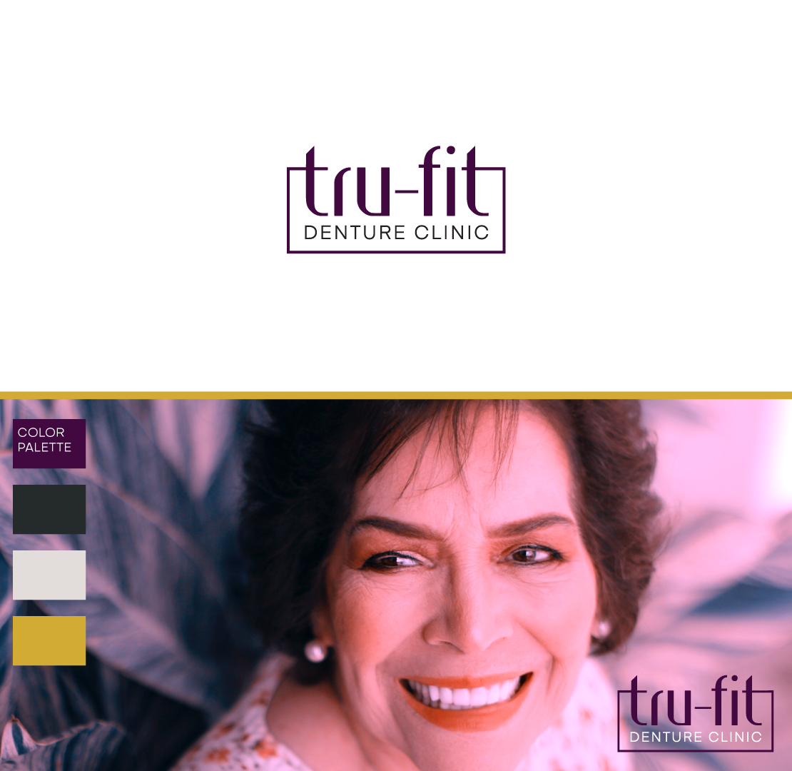 Logo Design by HYPdesign for Tru-Fit Denture Clinic | Design #26403894