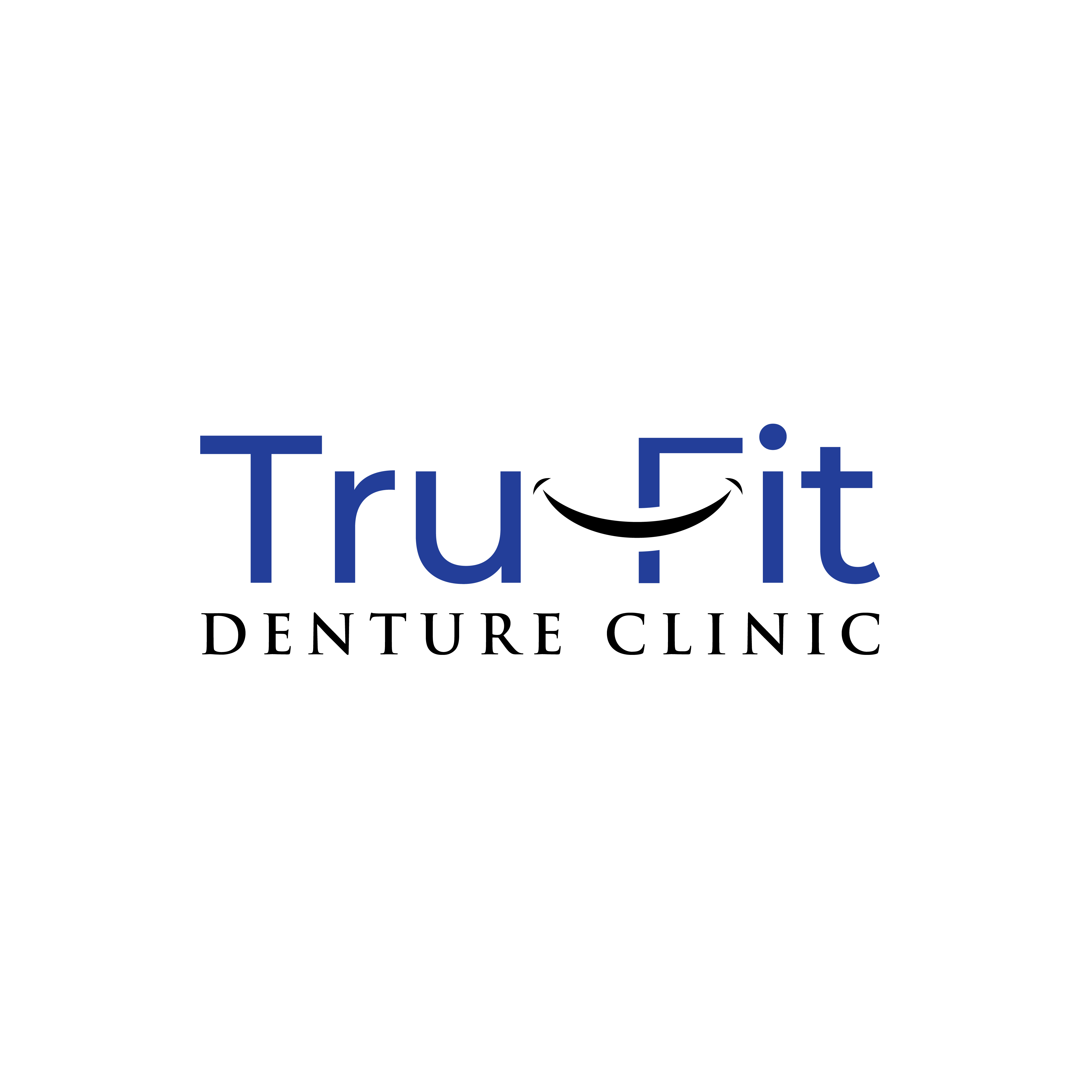 Diseño de Logo por webeezine para Tru-Fit Denture Clinic | Diseño #26397526