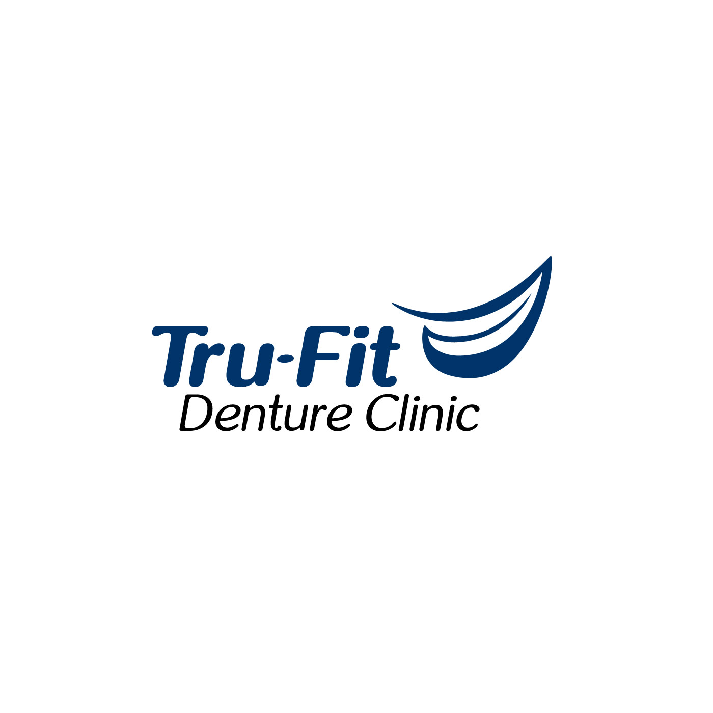 Logo-Design von Abiyoso28 für Tru-Fit Denture Clinic | Design #26395204