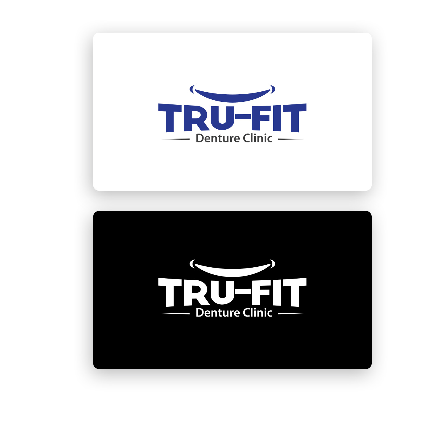 Logo Design by Finley Johnson for Tru-Fit Denture Clinic | Design #26434214