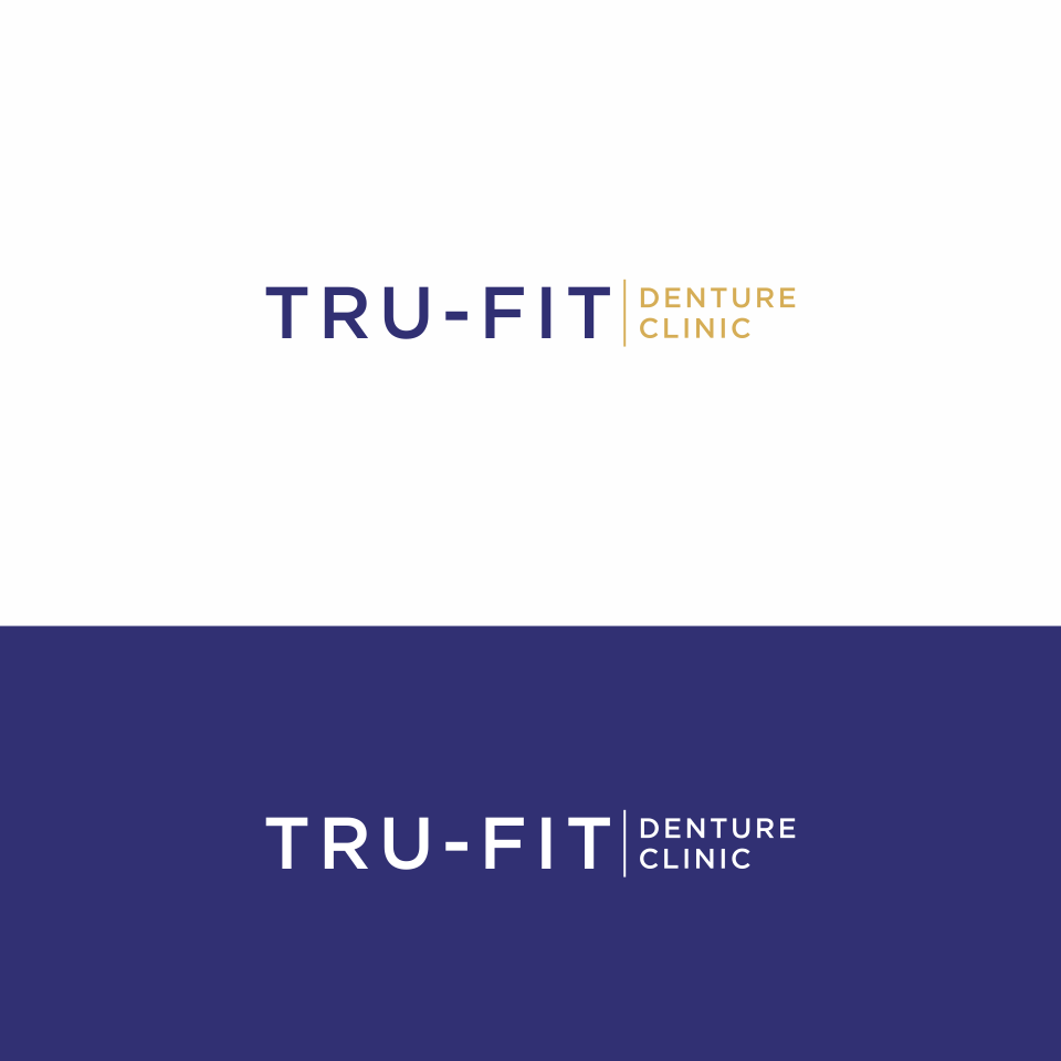 Logo Design by jo.art for Tru-Fit Denture Clinic | Design #26432107
