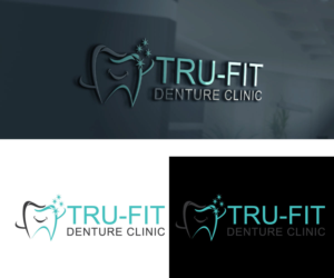 Logo Design by tukko for Tru-Fit Denture Clinic | Design #26400646