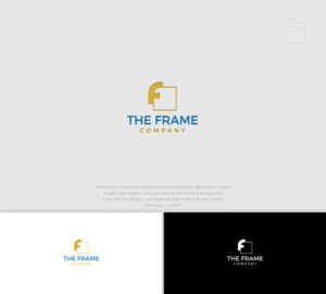 Logo Design by Kejo87 for The Frame Company | Design: #26402084