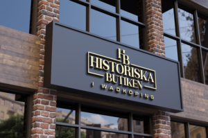 Historiska Butiken i Wadköping | Diseño de Logo por makerlogoz