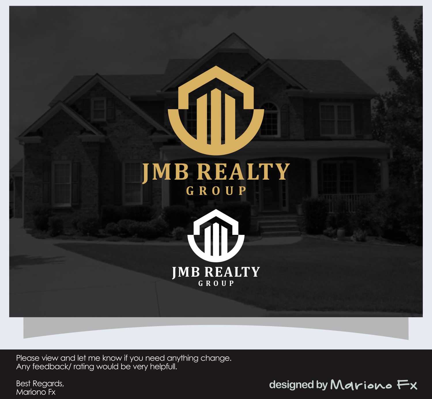 Logo Design by Mariono Fx for JMB Realty Group | Design #26399257