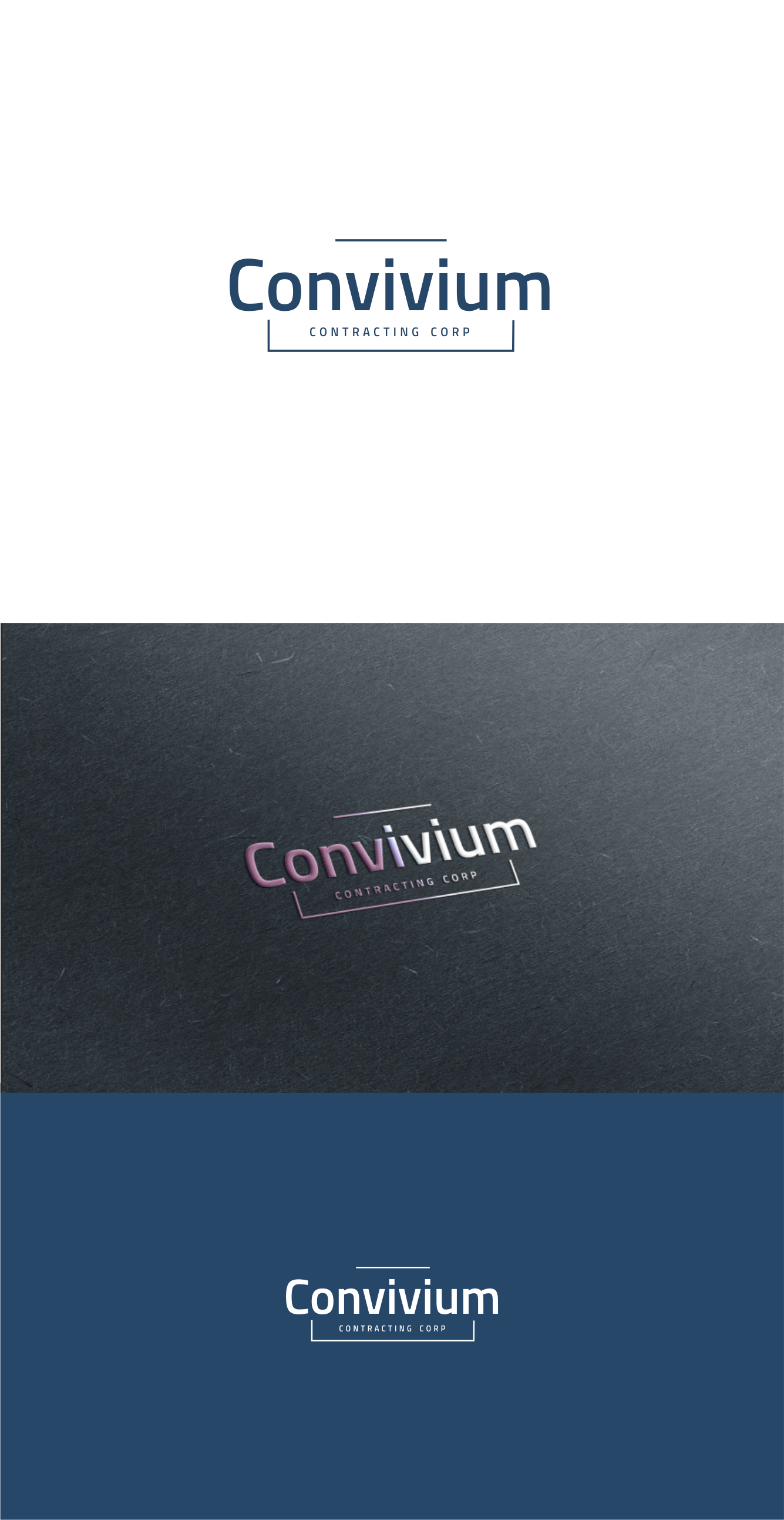 Logo Design by *mary for Convivium Contracting Corp. | Design #26399807