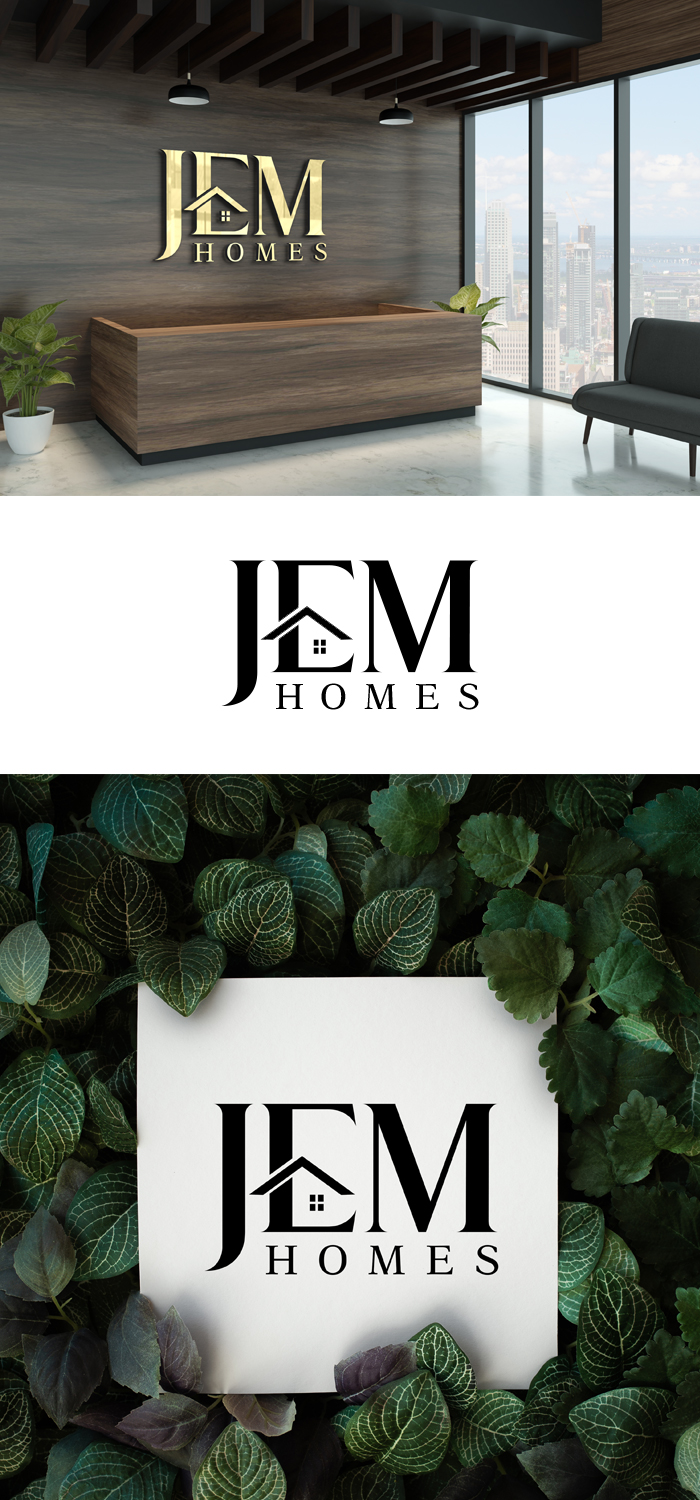 Logo Design by 4AD for JEM Homes | Design #26404528