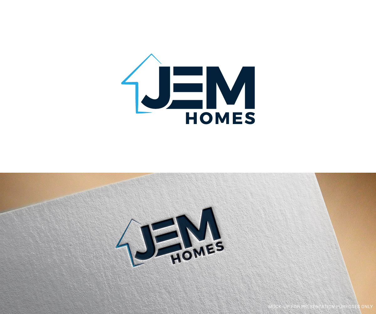 Logo Design by kimcam for JEM Homes | Design #26411438