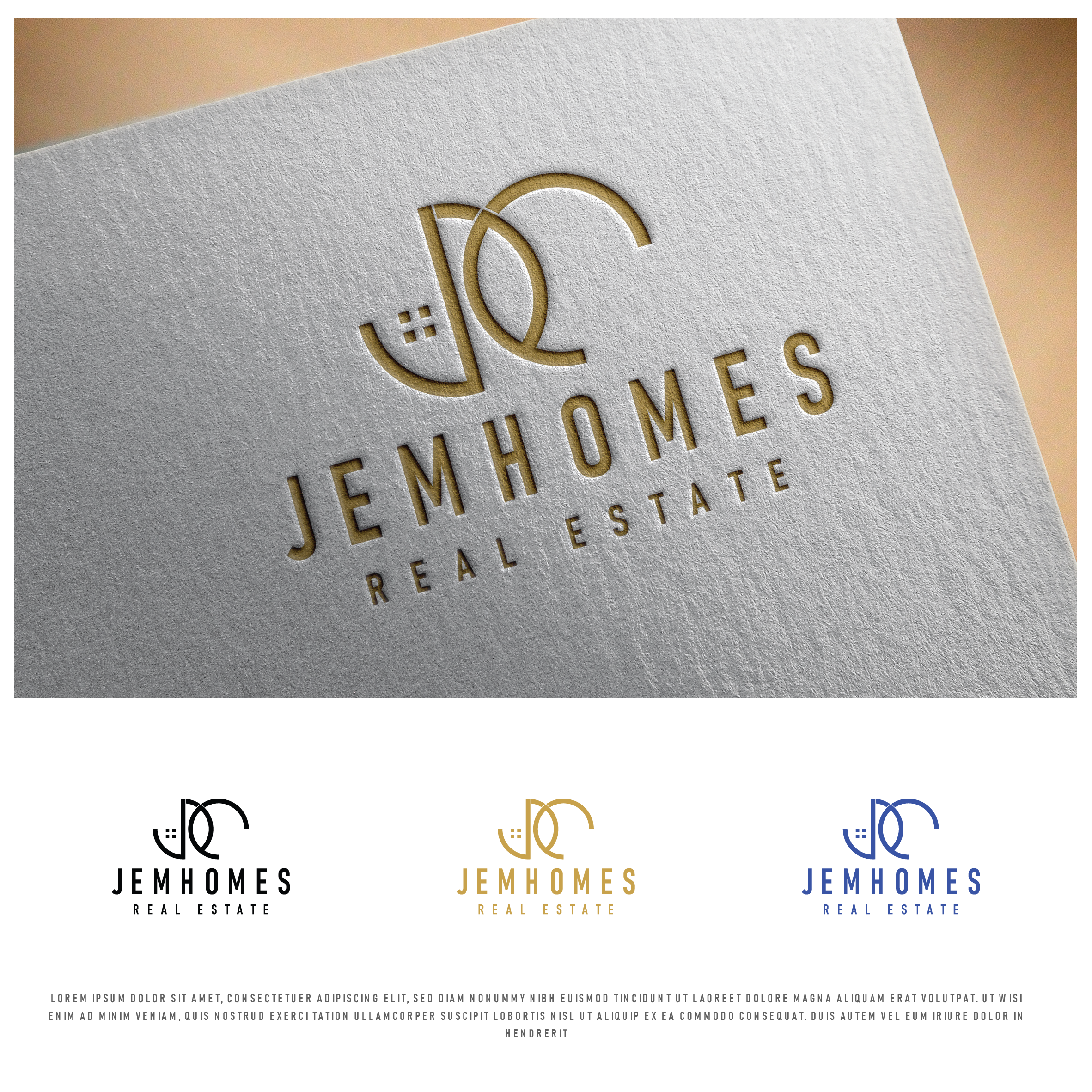 Logo Design by Walker Designer 2 for JEM Homes | Design #26399602