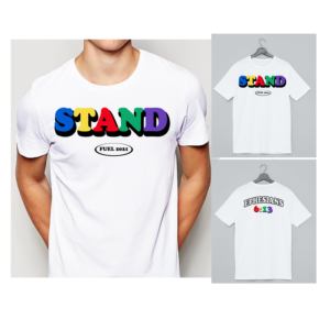 Stand T-Shirt Logo for teen summer event (please read description) | T-shirt Design by Heydale