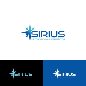 SIRIUS Air Conditioning & Refrigeration | Logo Design by Minimal Studio