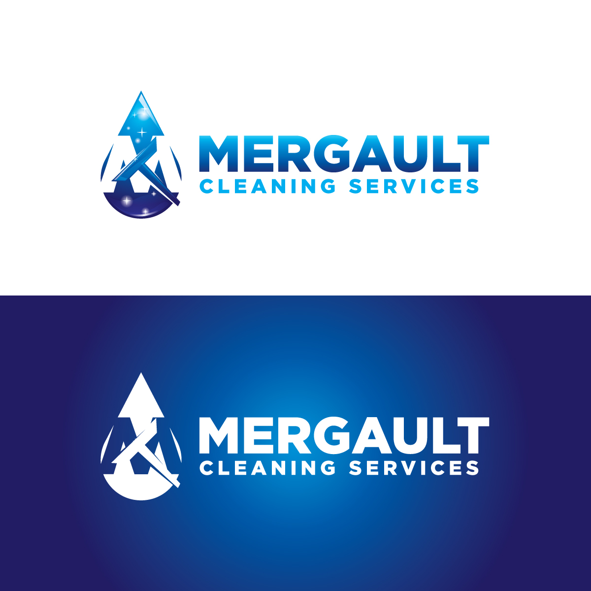 Logo Design by prodesigns99 for Mergault Cleaning Services | Design #26405097