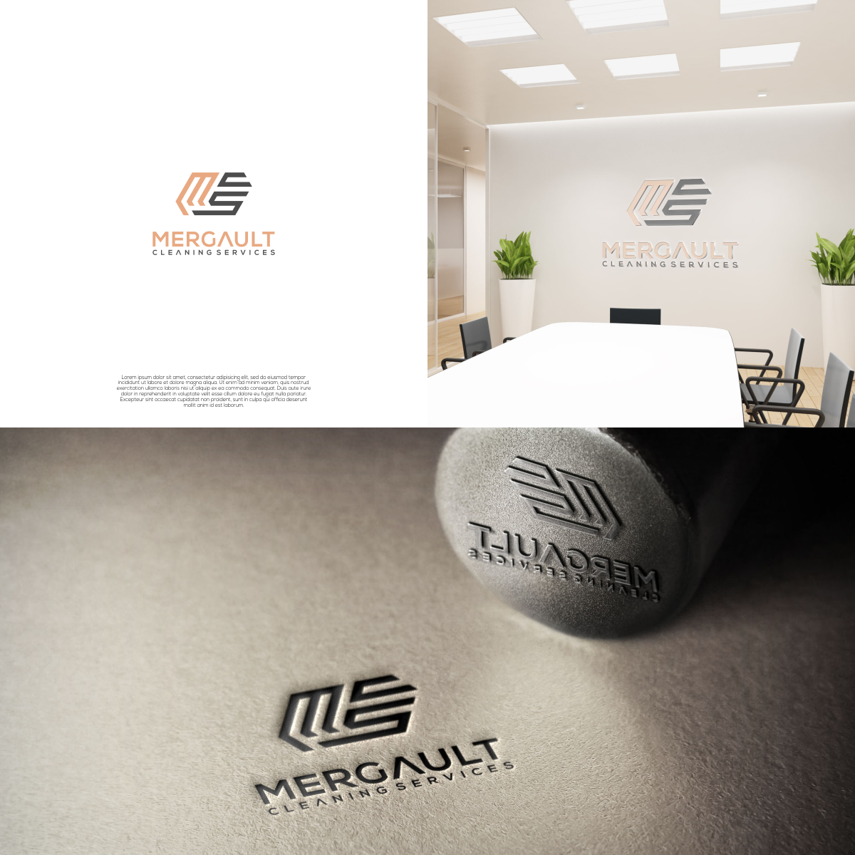 Logo Design by untung bertubi-tubi for Mergault Cleaning Services | Design #26400882
