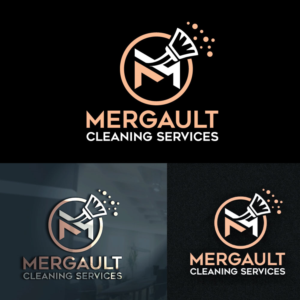 Mergault Cleaning Services | Logo Design by mmojumdar 2