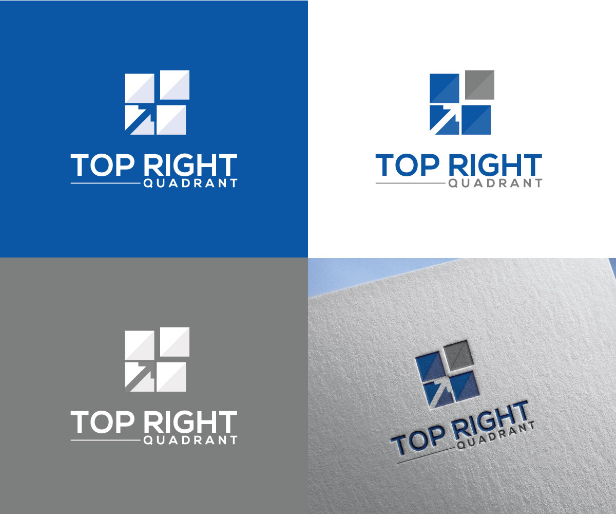 Logo Design by Adi Graphics for Top Right Quadrant | Design #26413375