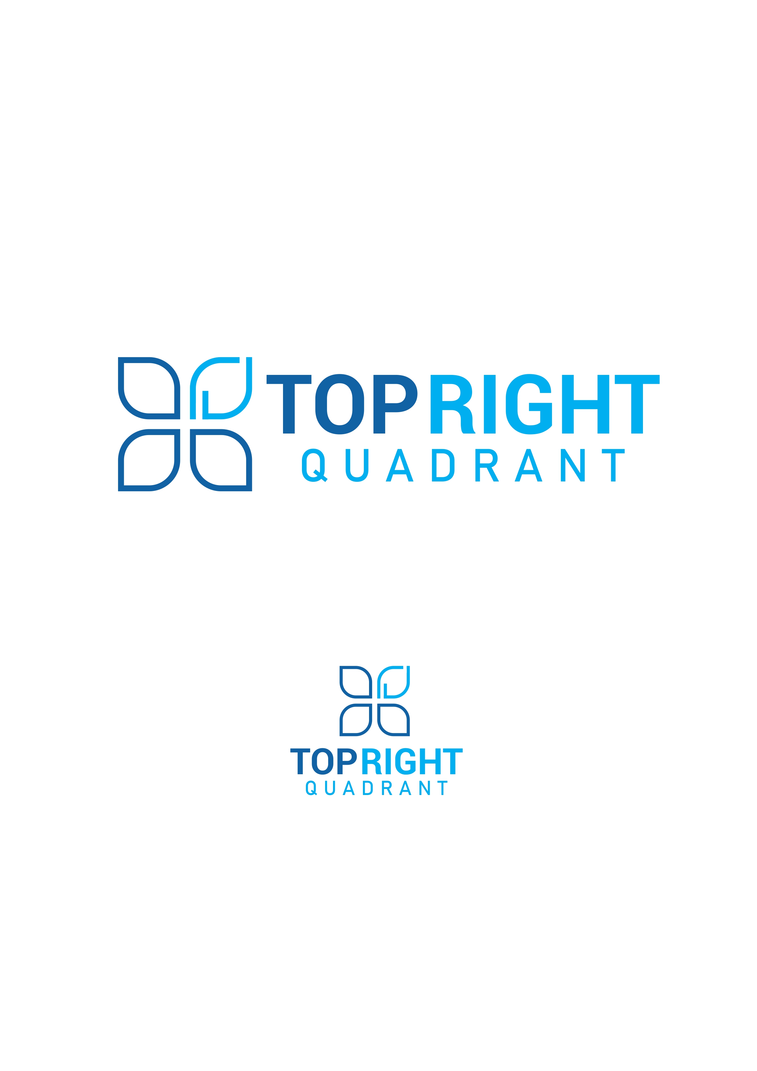 Logo Design by alok bhopatkar for Top Right Quadrant | Design #26405020