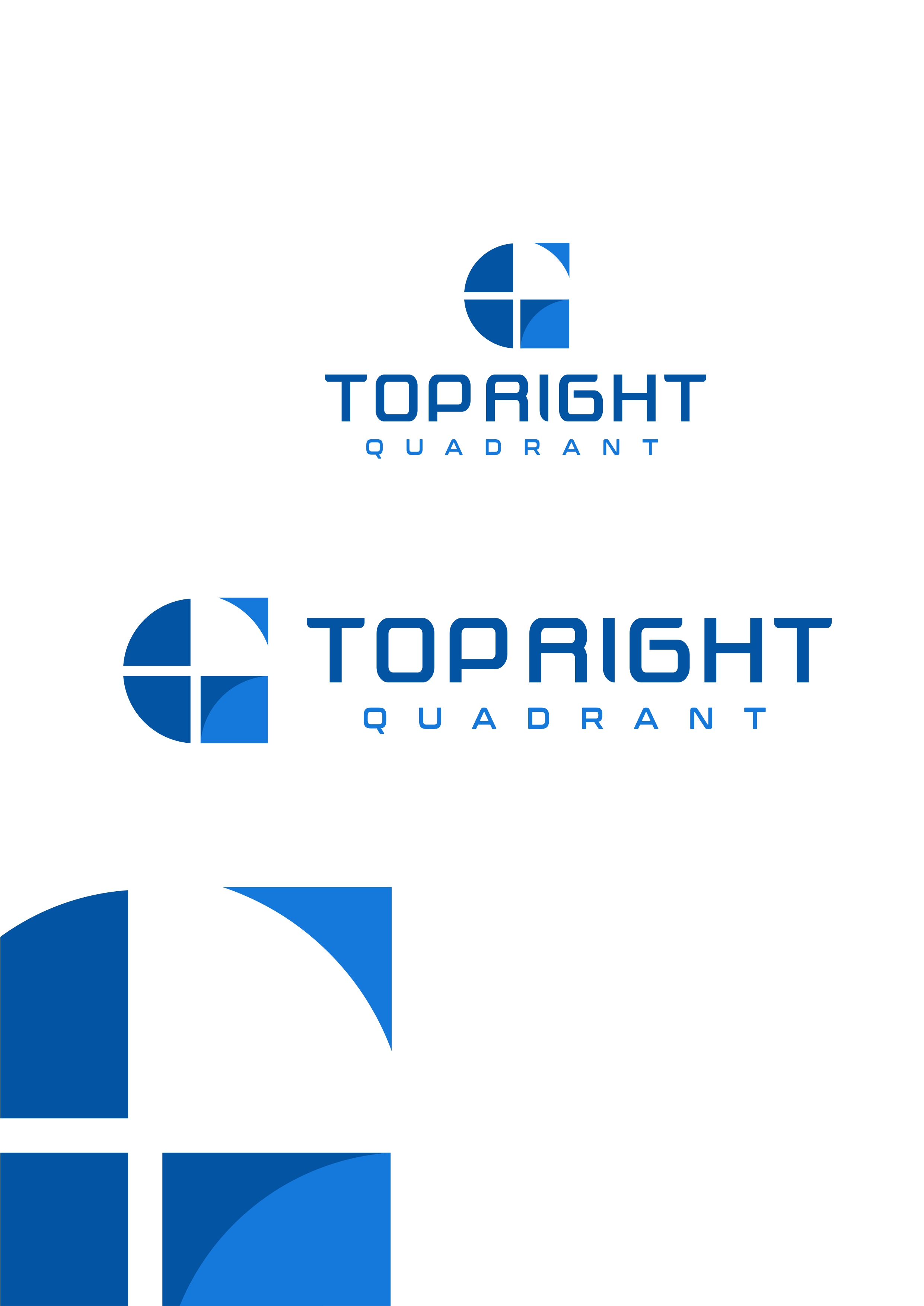 Logo Design by alok bhopatkar for Top Right Quadrant | Design #26407181