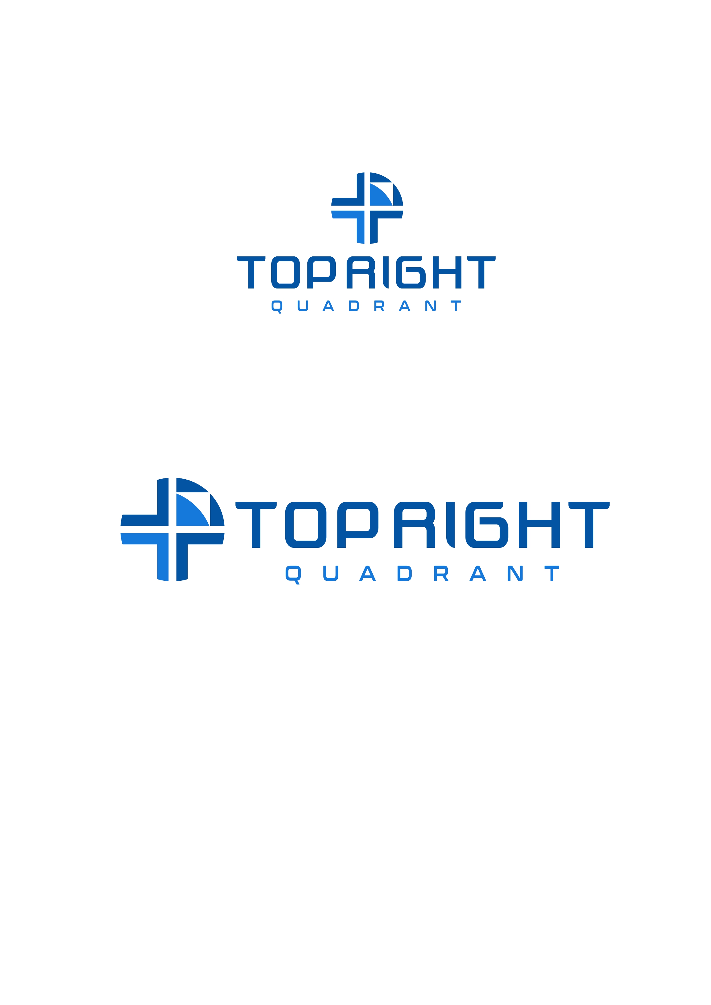 Logo Design by alok bhopatkar for Top Right Quadrant | Design #26407727