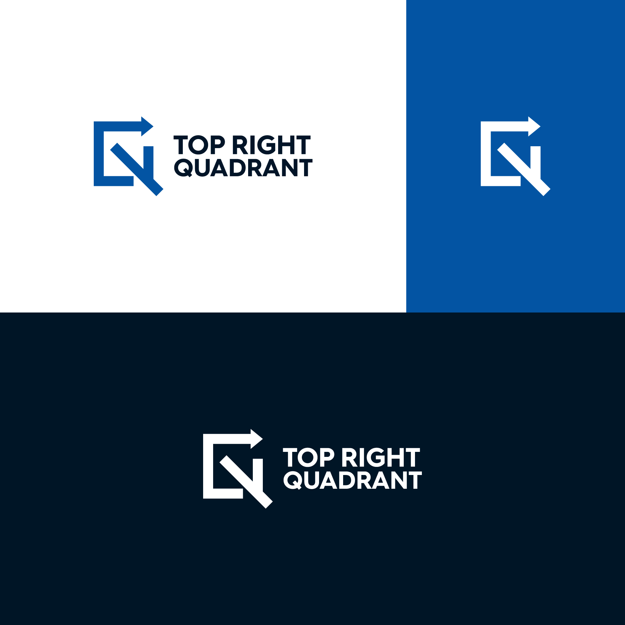 Logo-Design von Xler8brain für Top Right Quadrant | Design #26401284