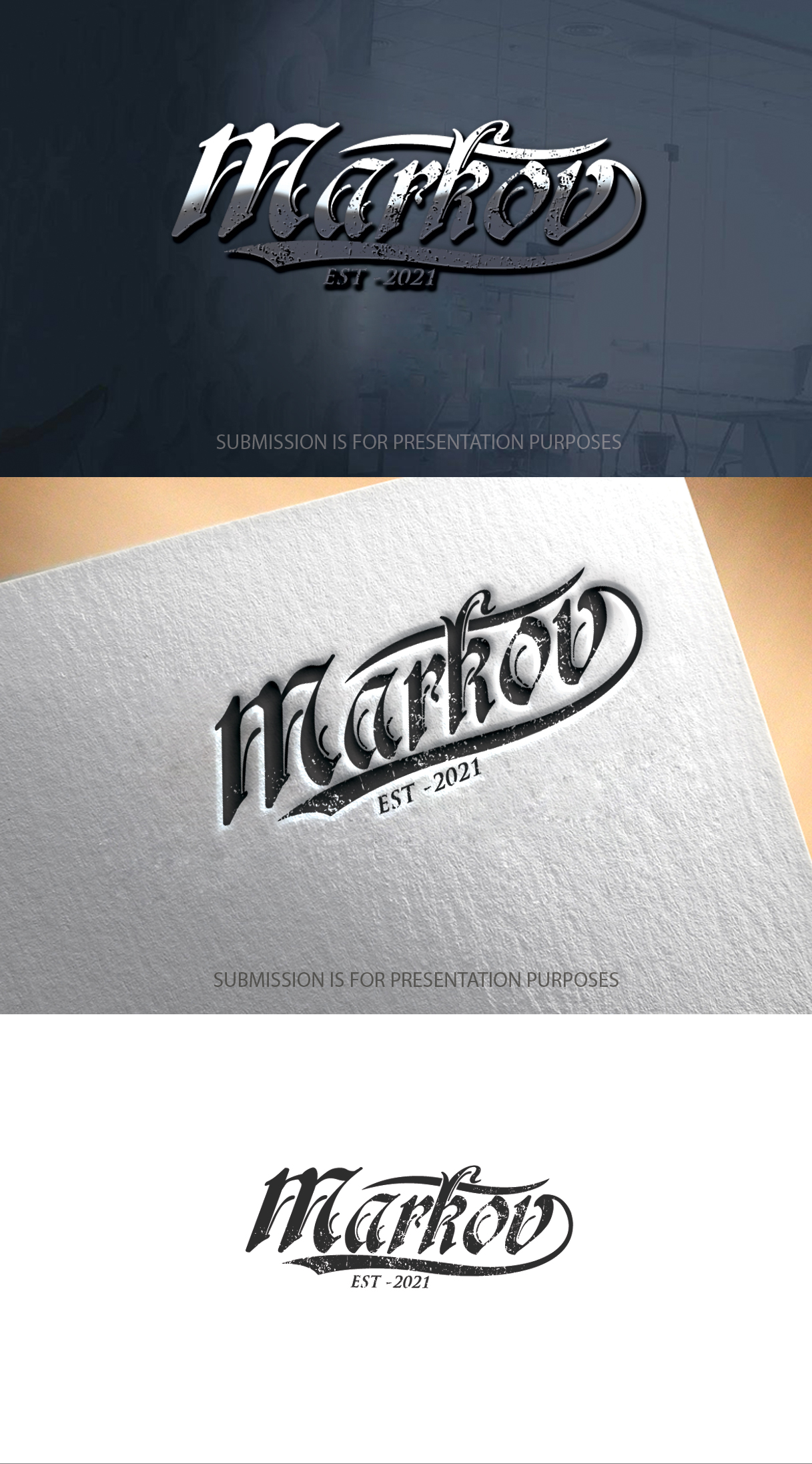 Logo Design by graphicevolution for Markov Clothing | Design #26403999