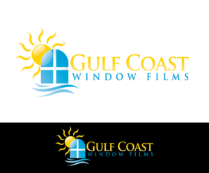 Gulf Coast Window Films | Logo Design by blue eye