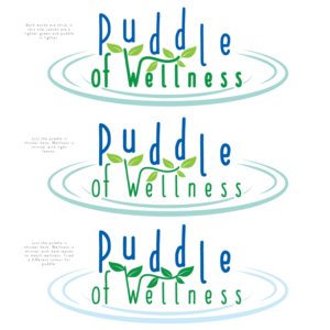Puddle of Wellness | Logo Design by Kimh