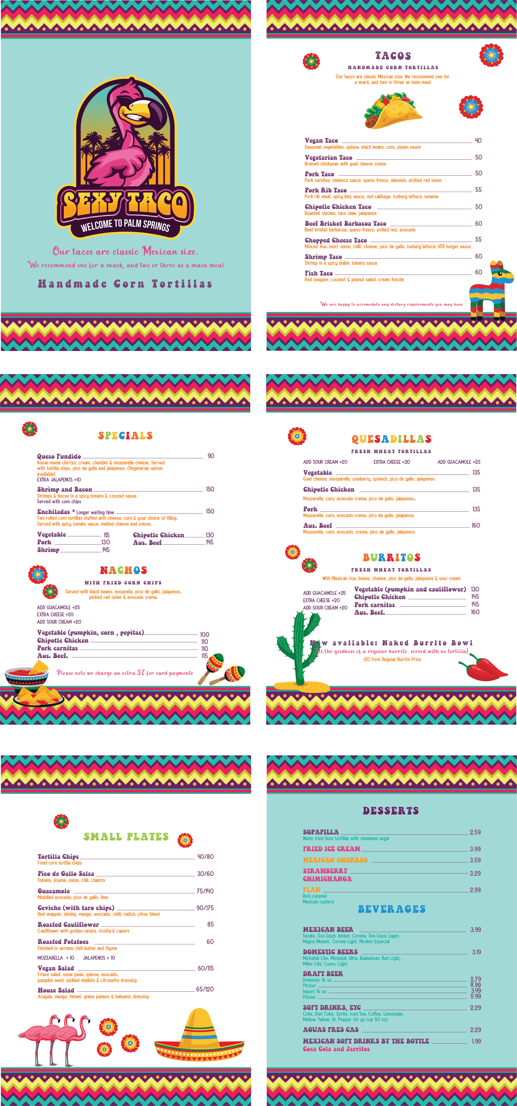 Menu Design by Einder for this project | Design #26448926