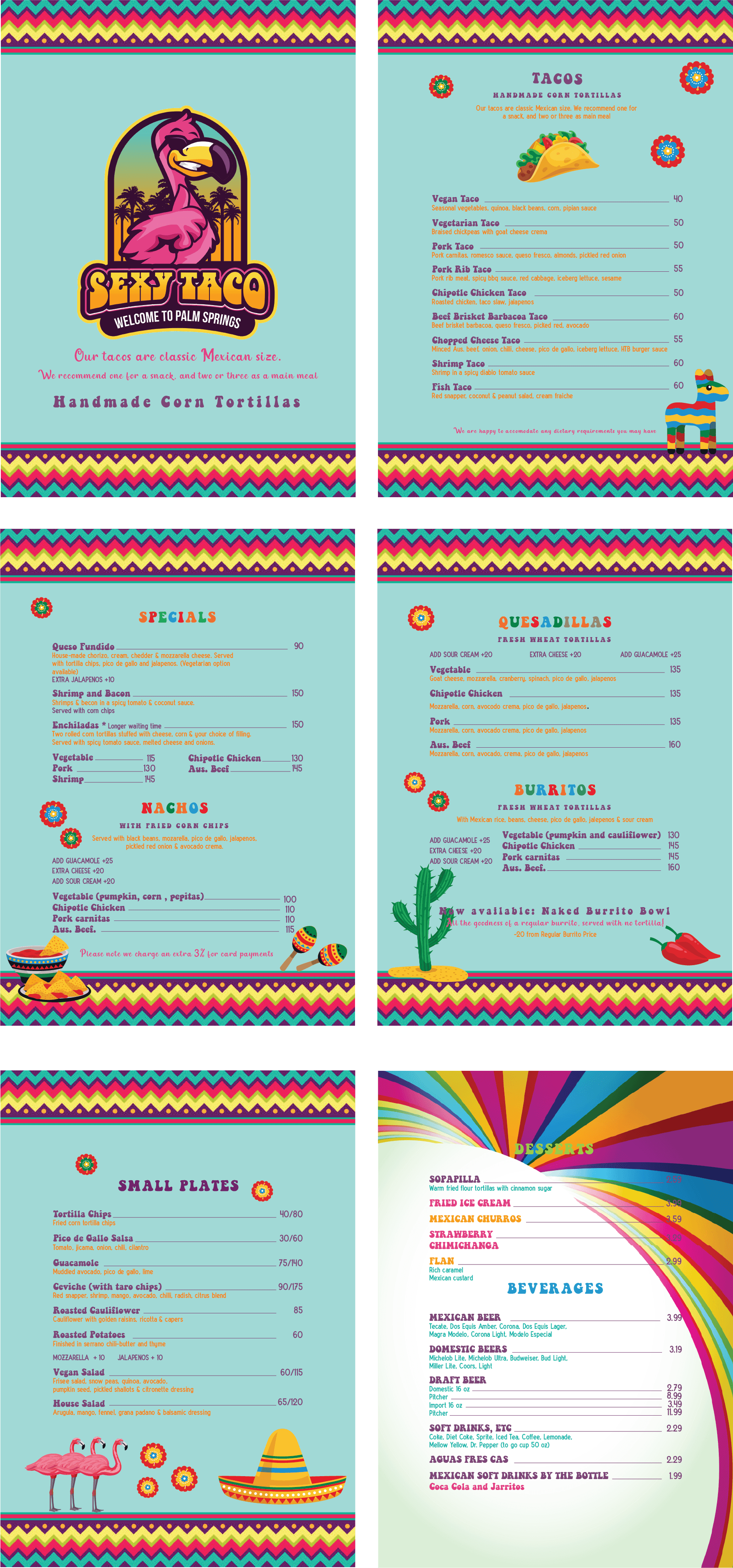 Menu Design by Einder for this project | Design #26449010