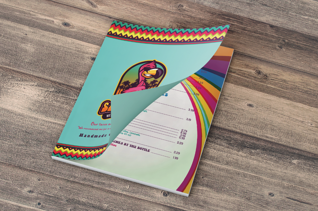 Menu Design by Einder for this project | Design #26449330