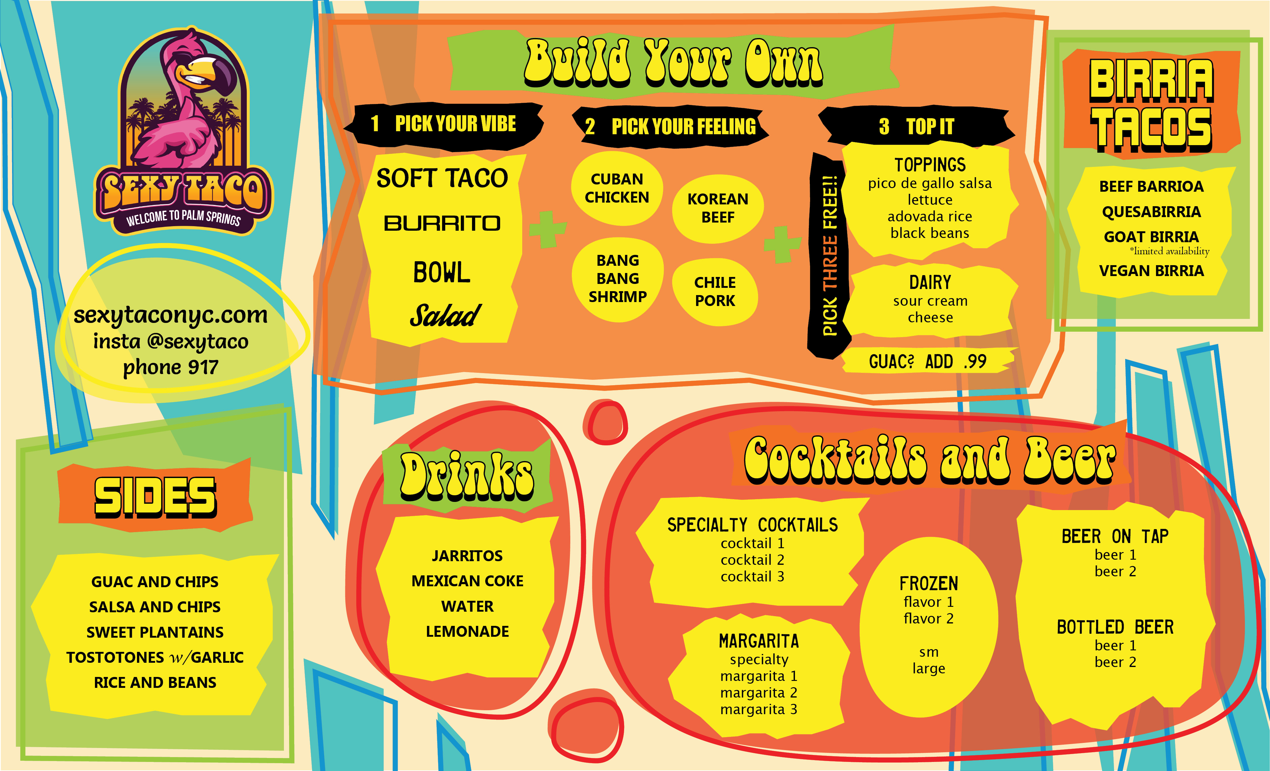 Menu Design by LRQ Art and Designs for this project | Design #26524931