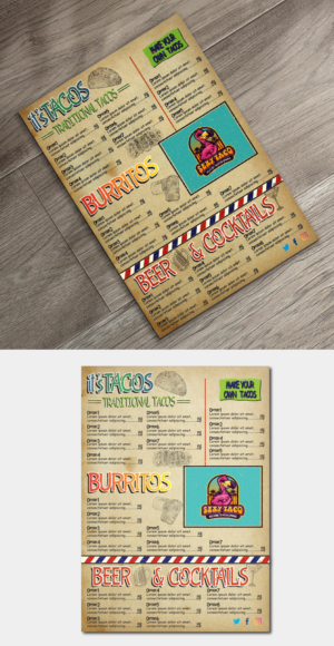 Menu Design by LamDinh for this project | Design: #26424856